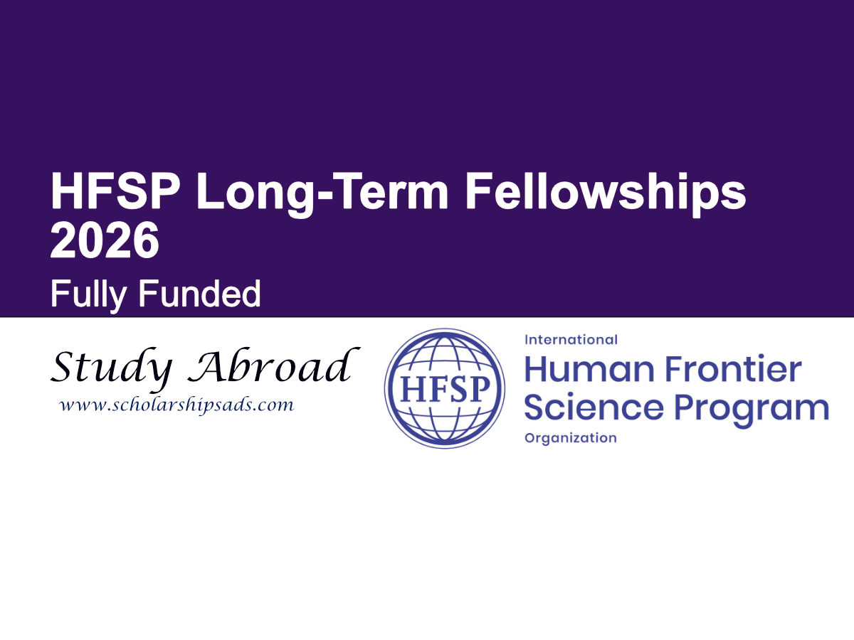 HFSP Long-Term Fellowships 2026 (Fully Funded)