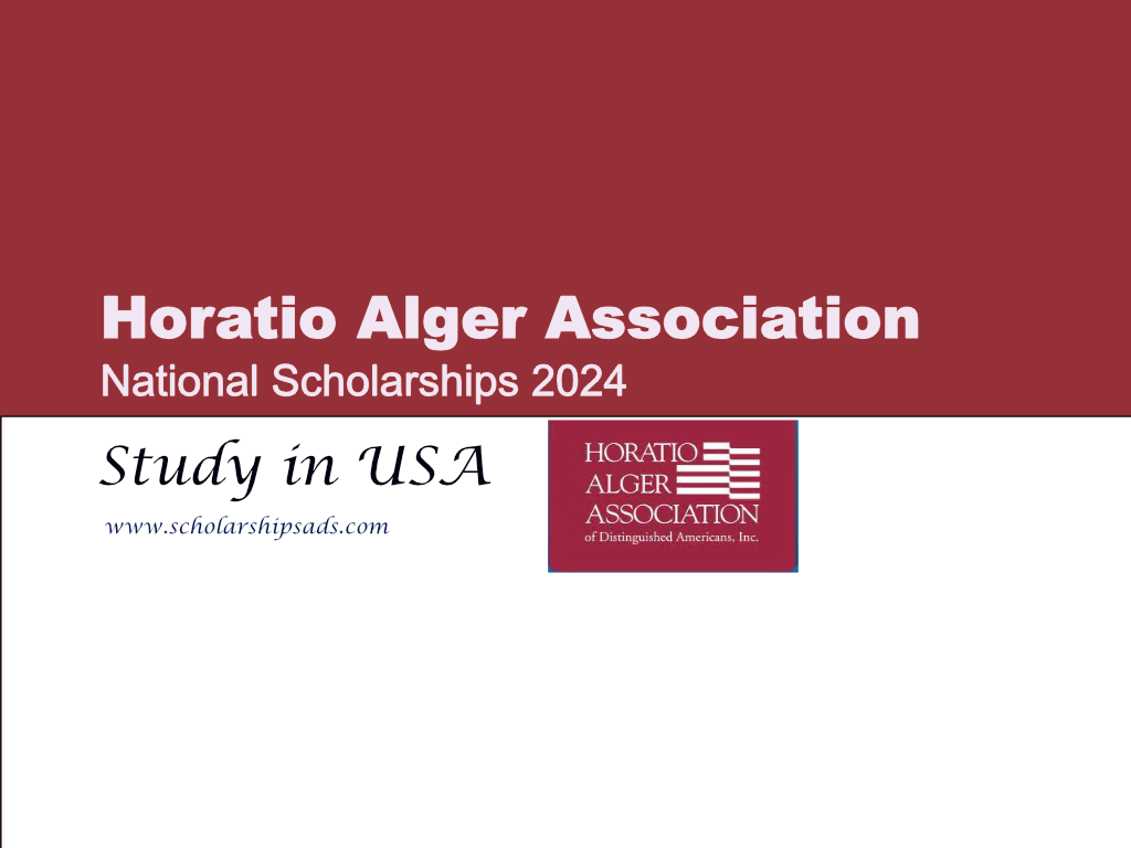  Horatio Alger National Scholarships. 