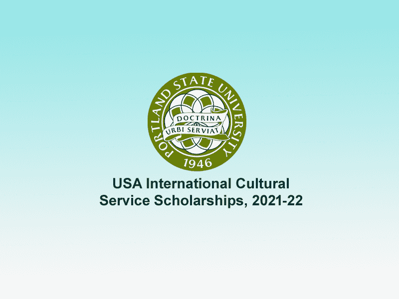 USA International Cultural Service Scholarships.