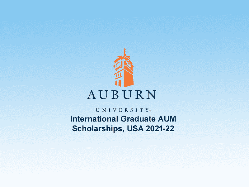 Auburn University at Montgomery International Graduate Scholarships.
