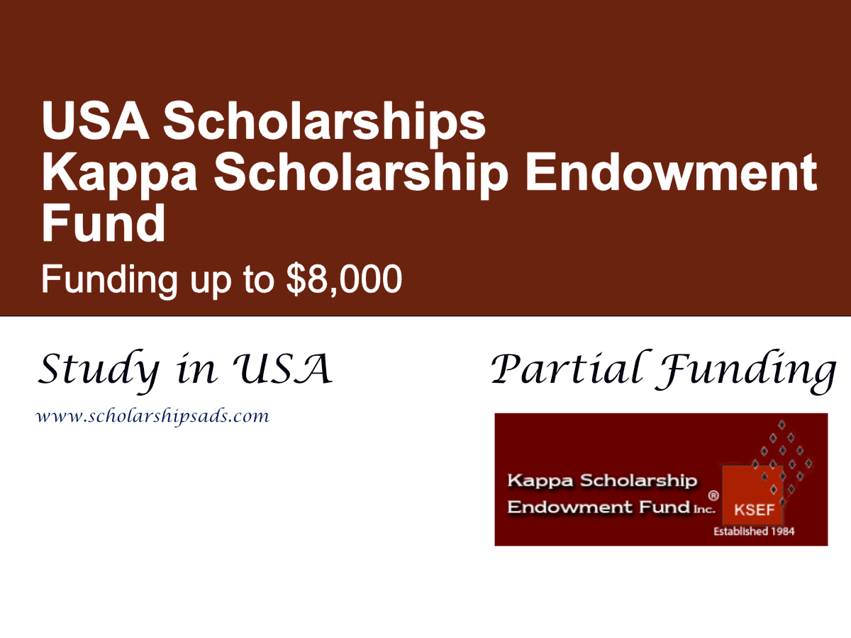 Kappa Scholarship Endowment Fund in the USA