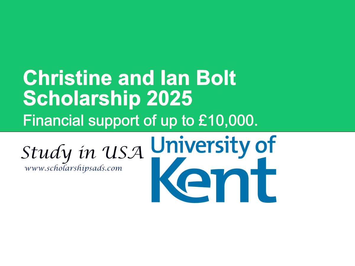 Christine and Ian Bolt Scholarships.