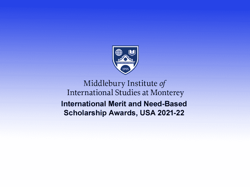  International Merit and Need-Based Scholarships. 