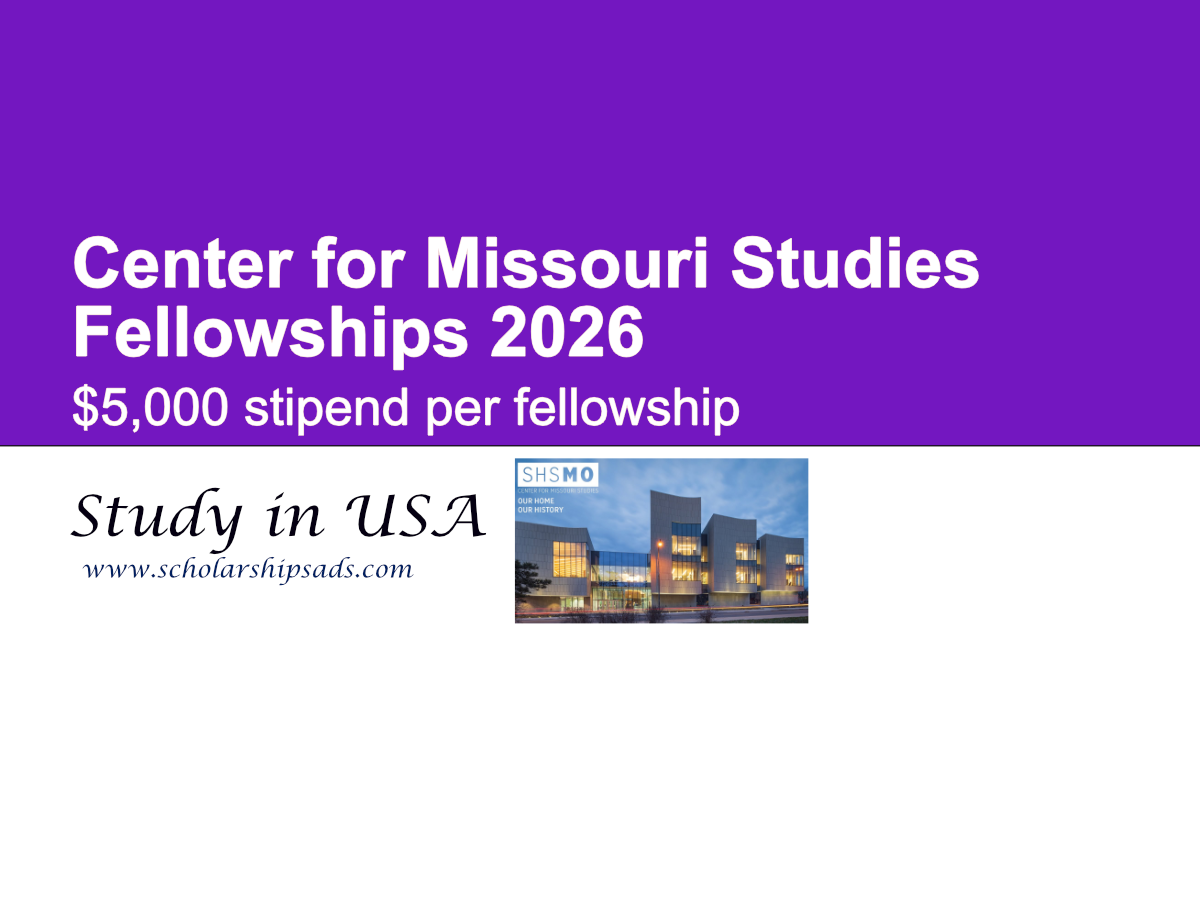 Center for Missouri Studies USA Fellowships 2026