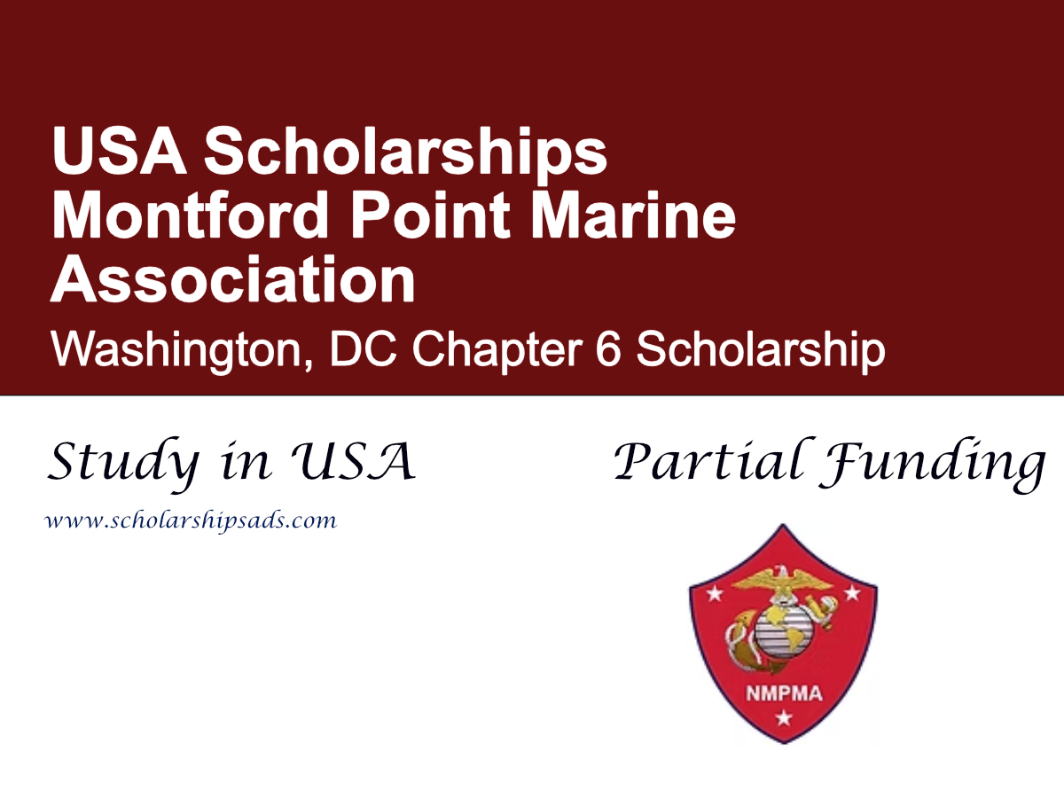 Montford Point Marine Association Washington, DC Chapter 6 Scholarship in the USA