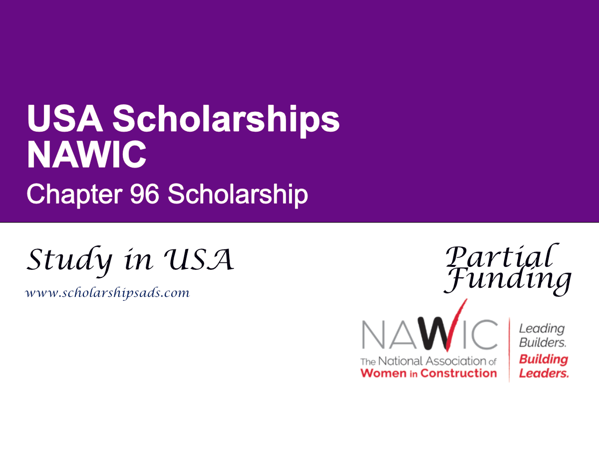 NAWIC Chapter 96 Scholarship, USA