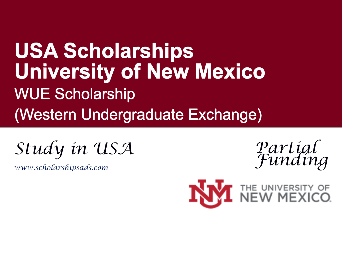 University of New Mexico WUE Scholarship (Western Undergraduate Exchange)