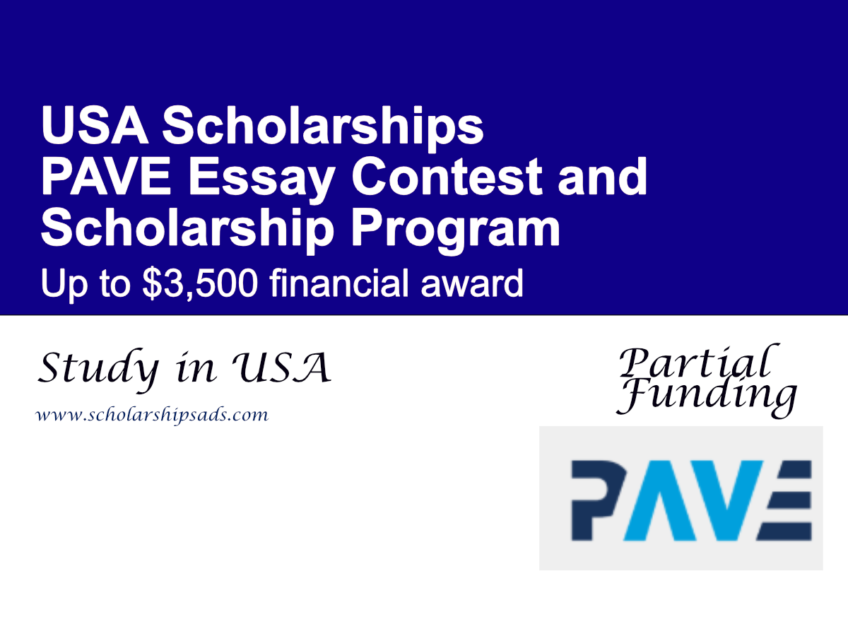 PAVE Essay Contest and Scholarship Program, USA