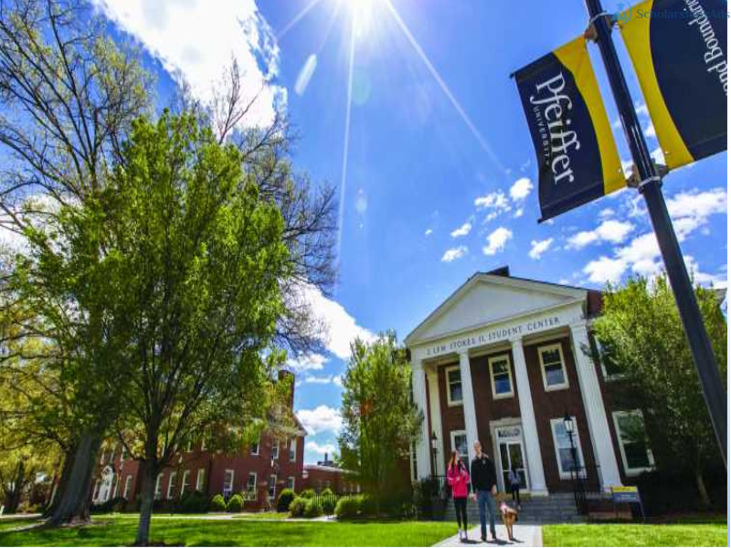 Pfeiffer University International Undergraduate Student Merit Scholarships.