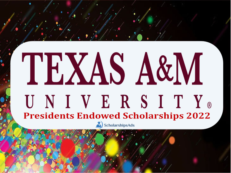 Presidents Endowed Scholarships 2022