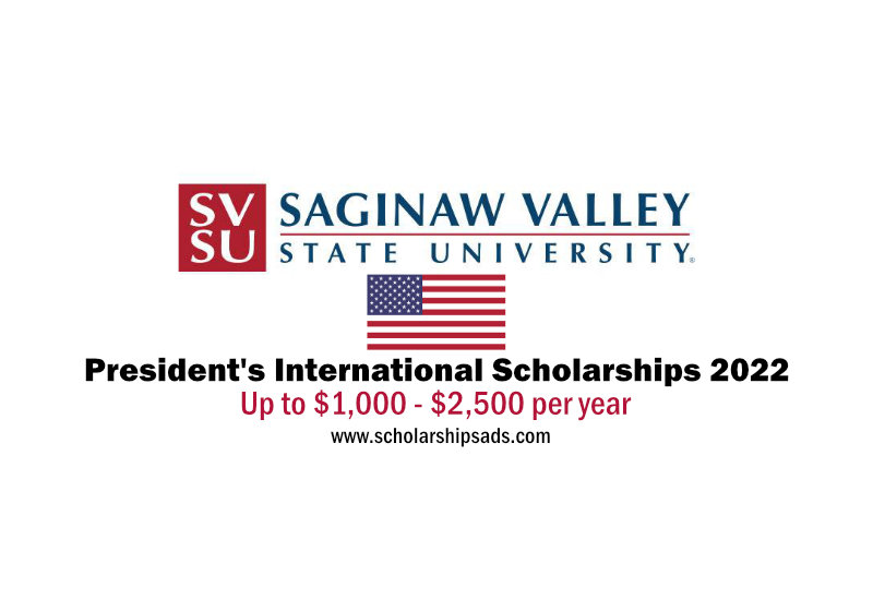Saginaw Valley State University Michigan USA President&#039;s International Scholarships.