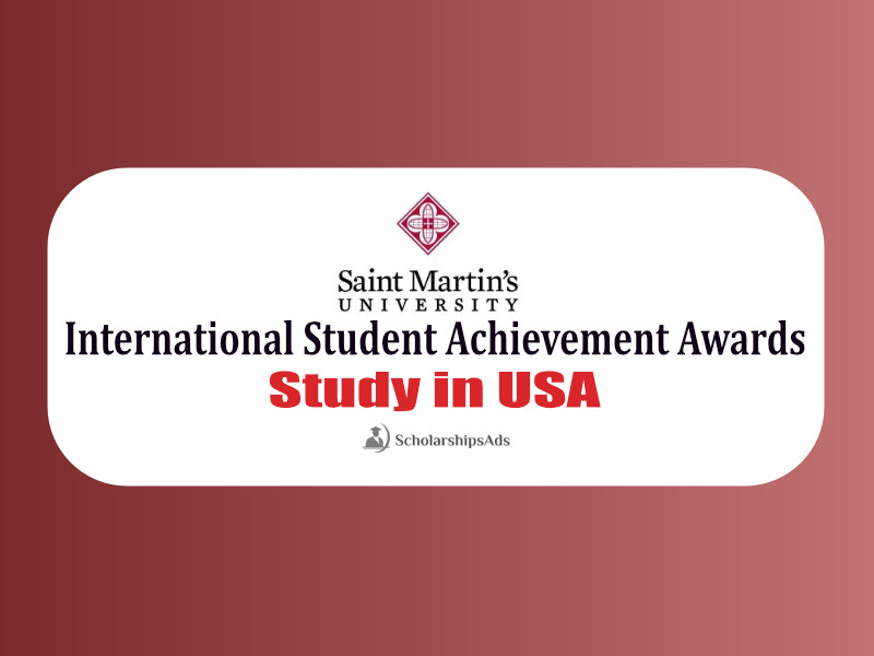  Saint Martin&#039;s University International Student Achievement Awards, USA 2022 