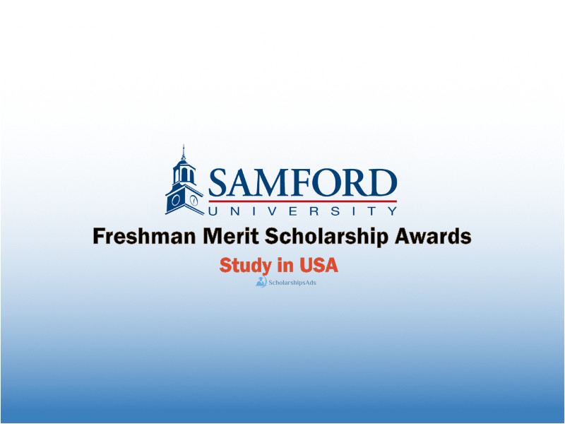 Samford University Freshman Merit Scholarships.