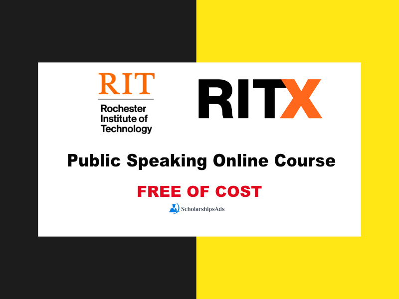 Public Speaking Online Course by RITx 2023