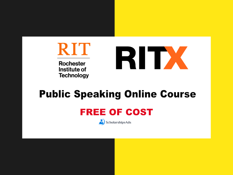  Public Speaking Online Course by RITx 2023 