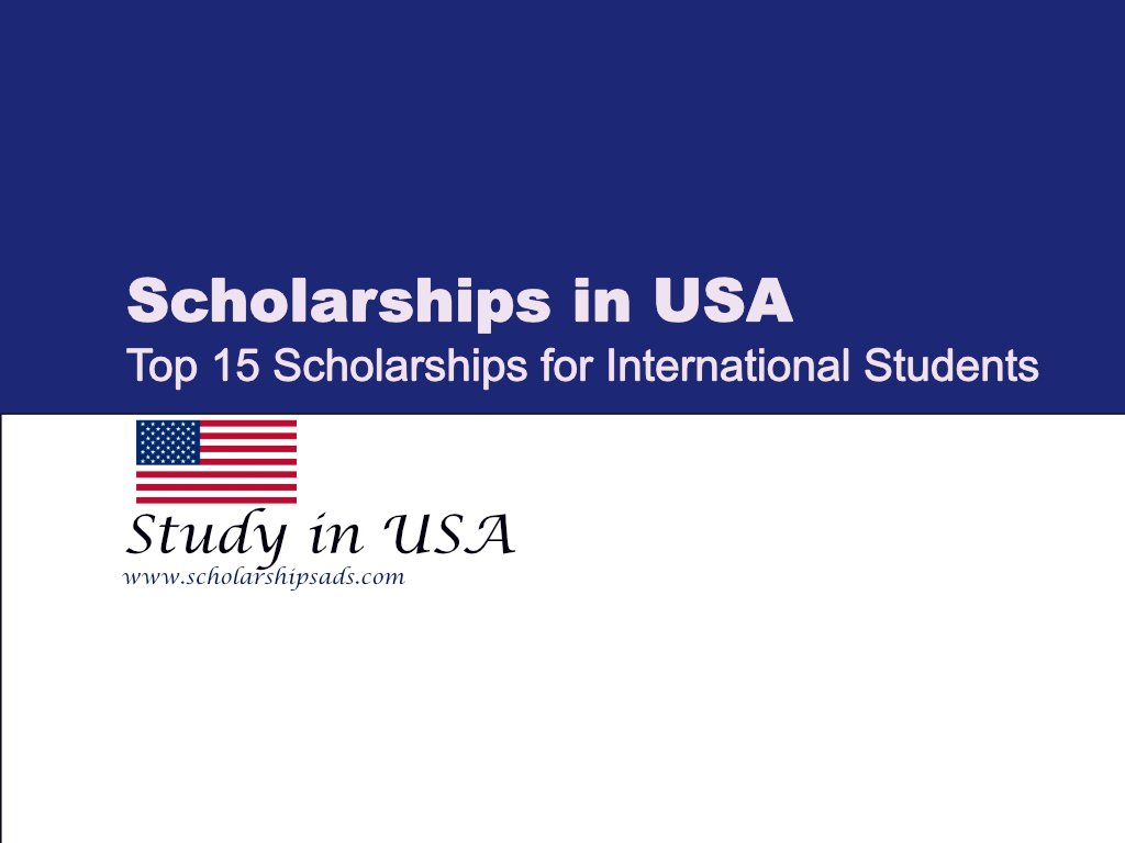 Top 15 Scholarships in USA for International Students. Study in USA.