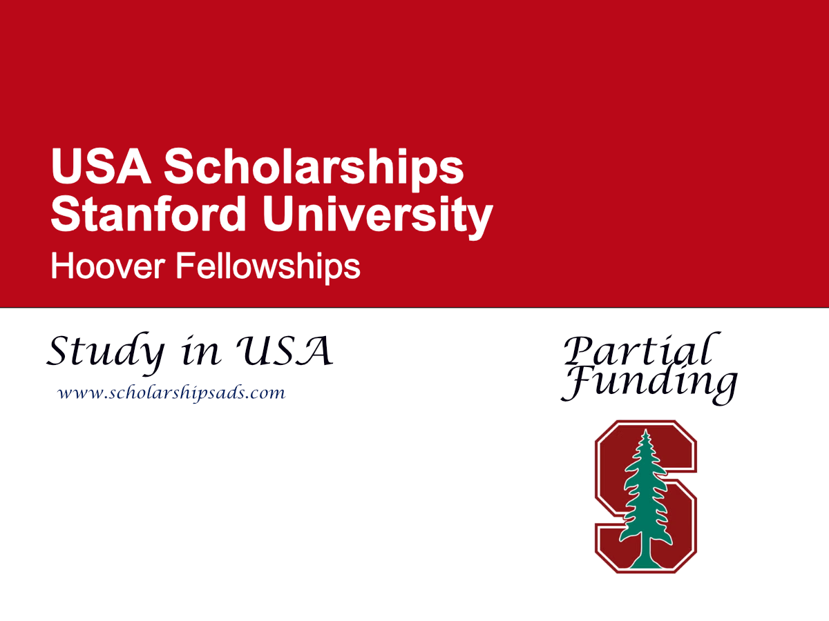 Stanford University Hoover Fellowships 2027, USA