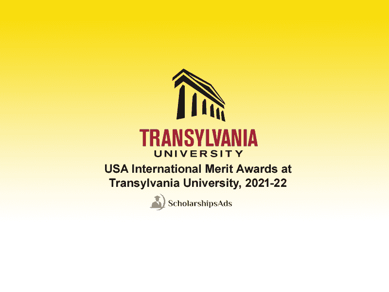 USA International Merit Awards at Transylvania University, 2021-22