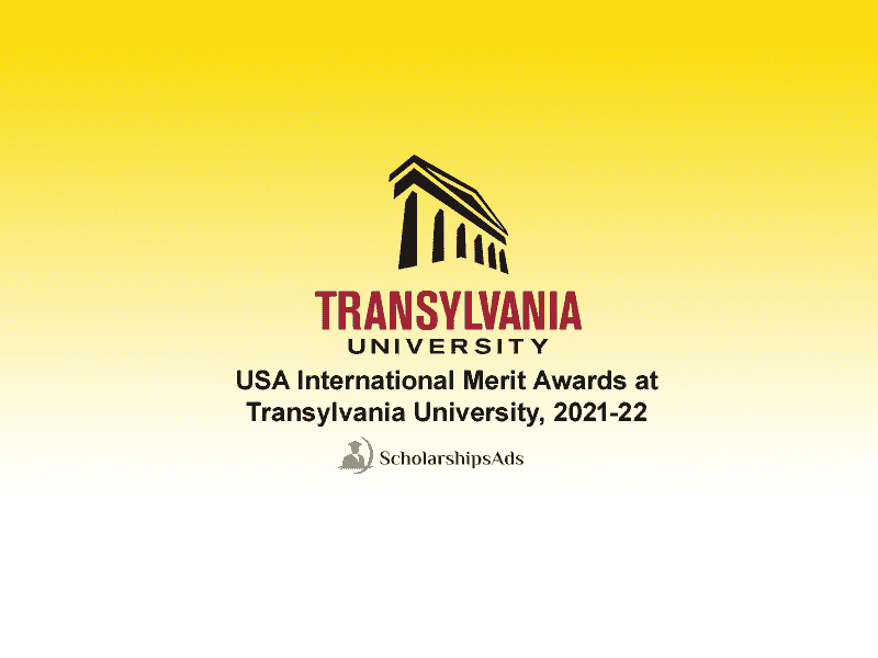  USA International Merit Awards at Transylvania University, 2021-22 