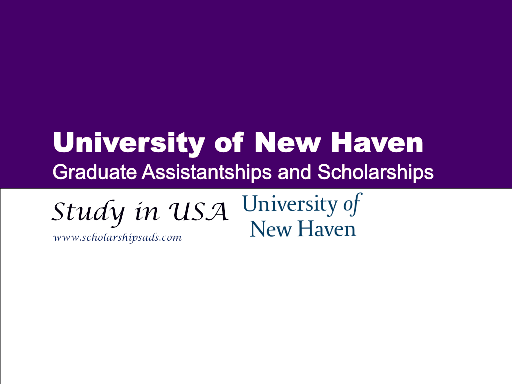 University of New Haven Graduate Assistantships and Scholarships for International Students, USA 2024-25