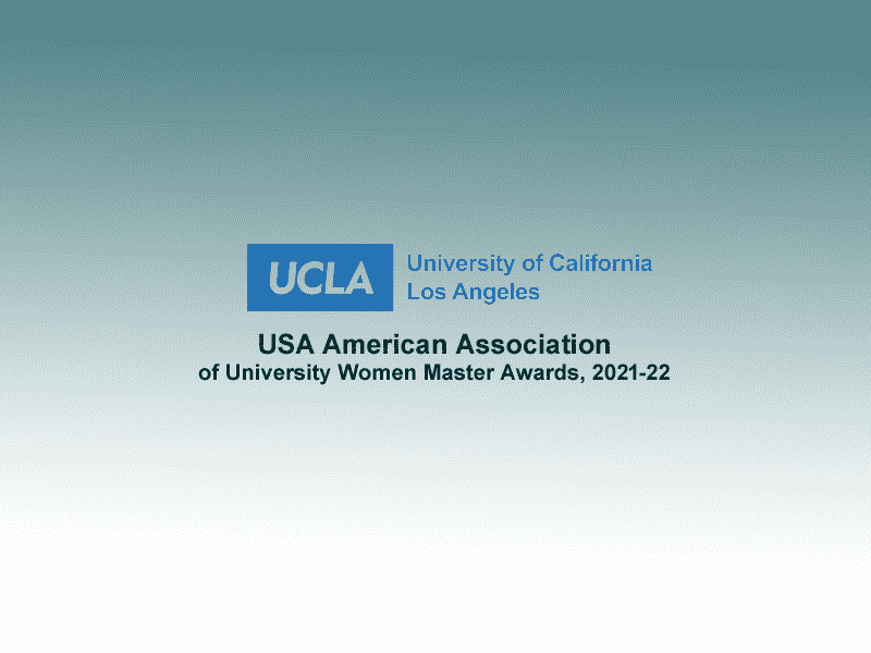 USA American Association of University Women Master Awards, 2021-22