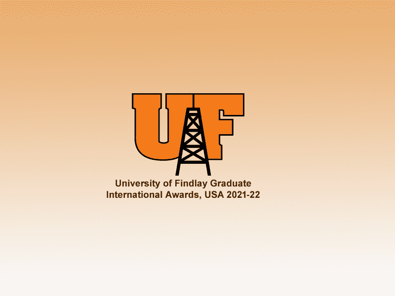 University of Findlay Graduate International Awards, USA 2021-22