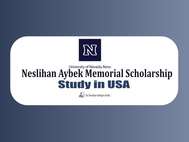 Neslihan Aybek Memorial Scholarship at University of Nevada USA for 2022 : open