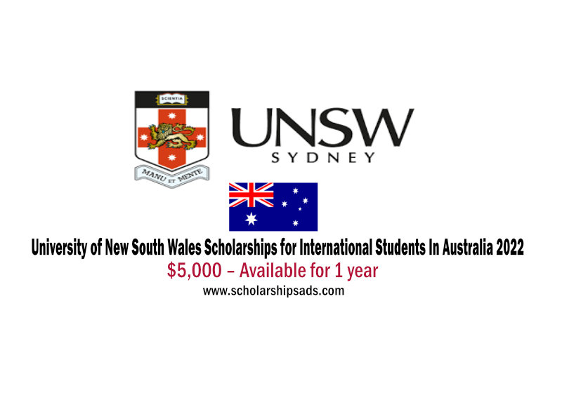 University of New South Wales Scholarships.