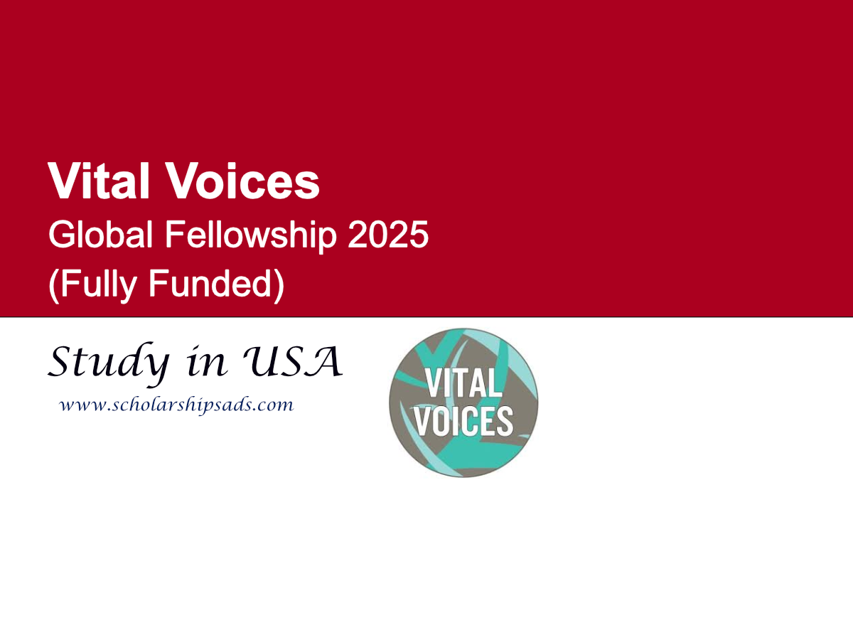 Vital Voices Global Fellowship 2025,USA (Fully Funded)