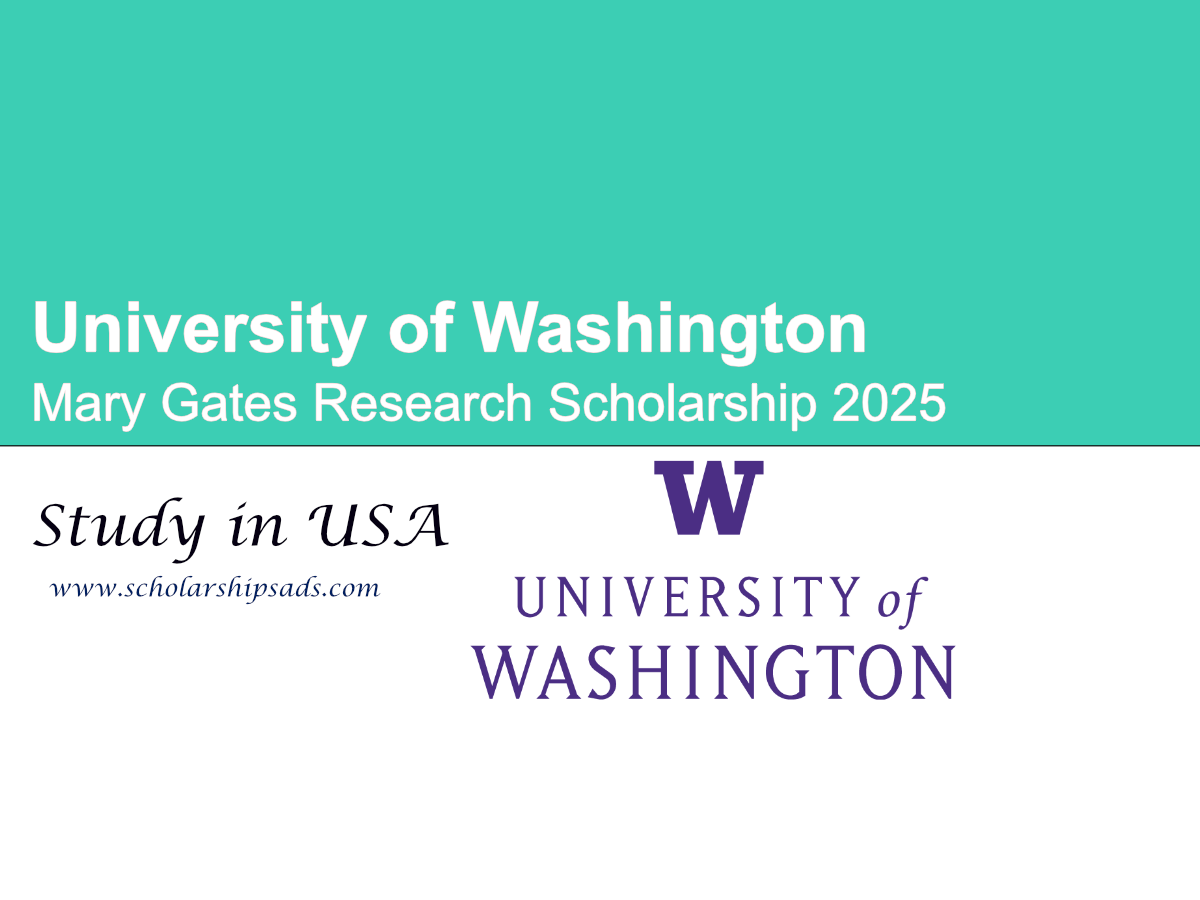 University of Washington USA Mary Gates Research Scholarship 2025