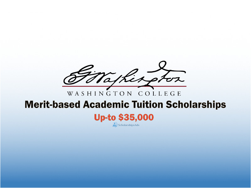 Washington College Merit-based Academic Tuition Scholarships.