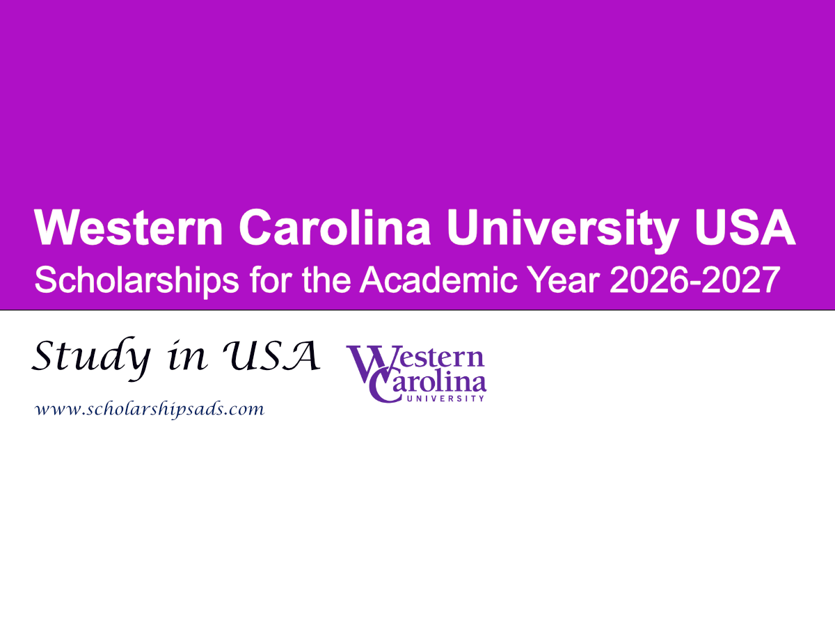 USA Western Carolina University Scholarships 2026