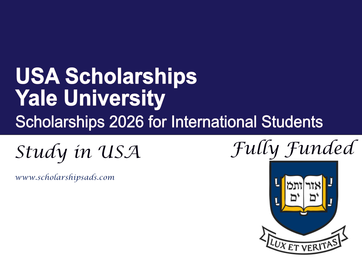 USA Yale University Scholarships 2026 - Fully Funded Opportunities for International Students