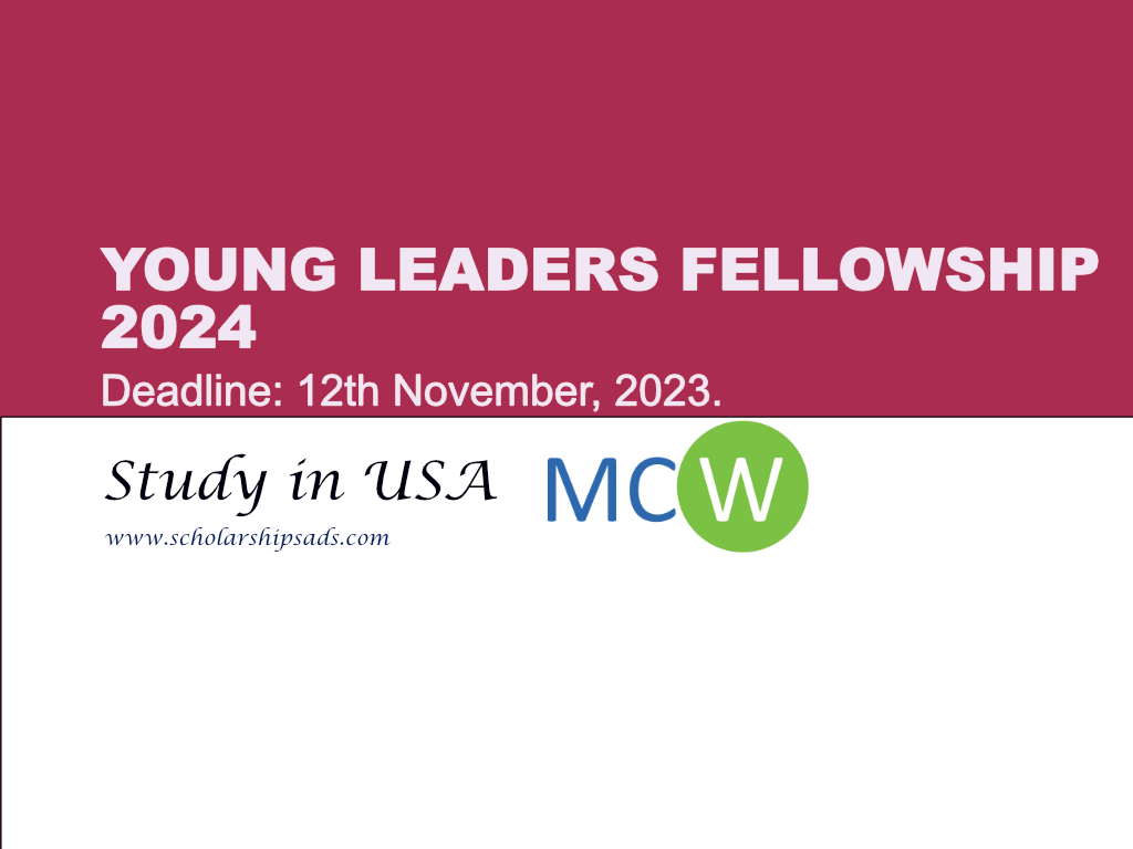  2024 MCW YOUNG LEADERS FELLOWSHIP, USA. 