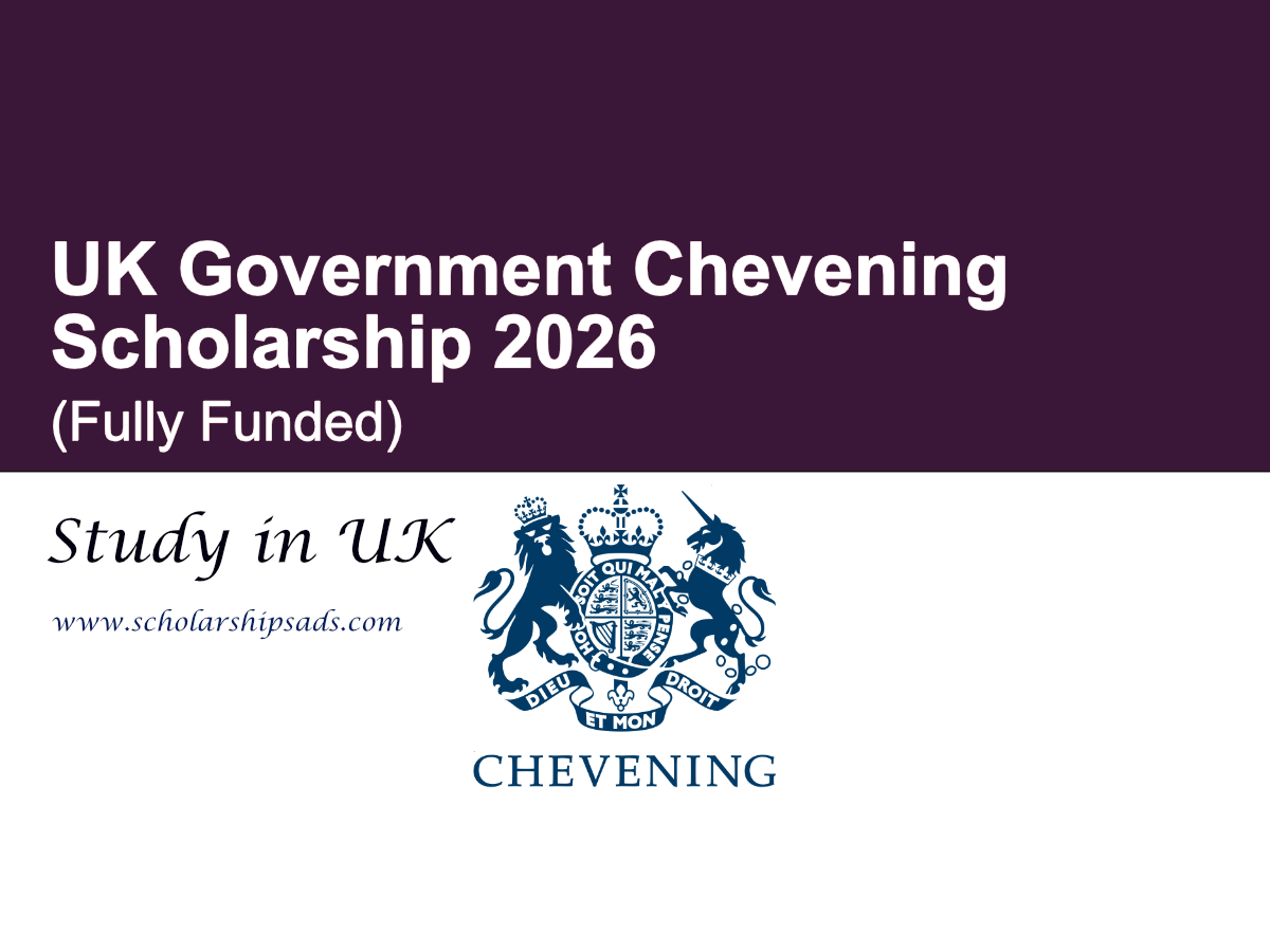 UK Government Chevening Scholarship 2026 (Fully Funded)
