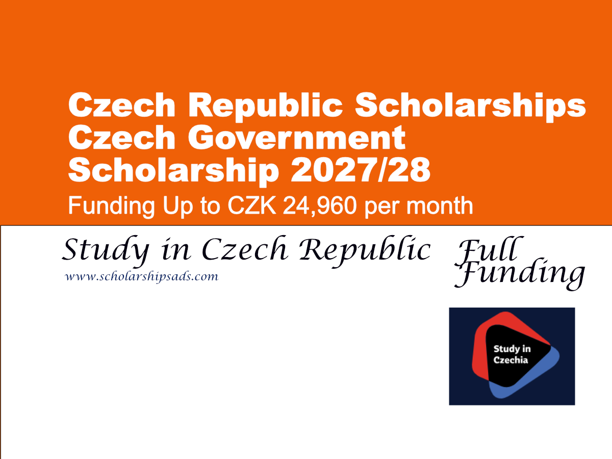 Czech Government Scholarship 2027/28 for International Students