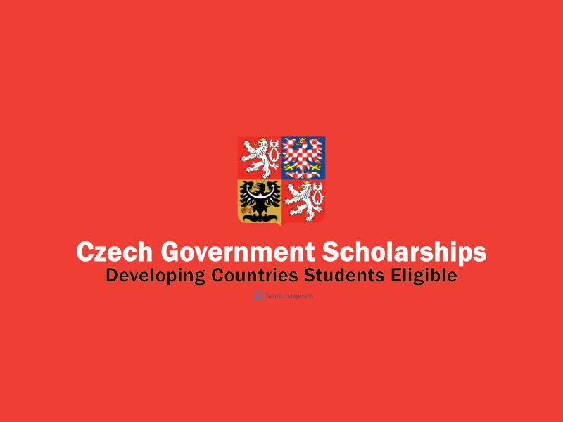  Czech Government Scholarships. 
