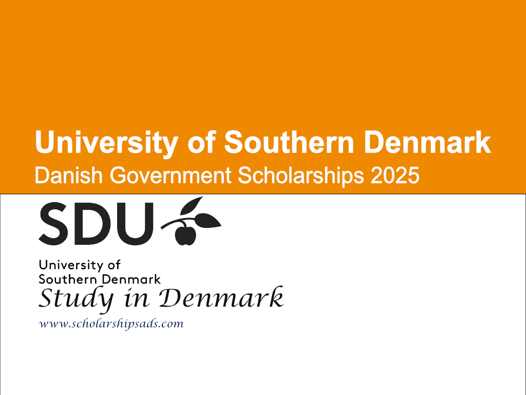SDU Danish Government Scholarships.