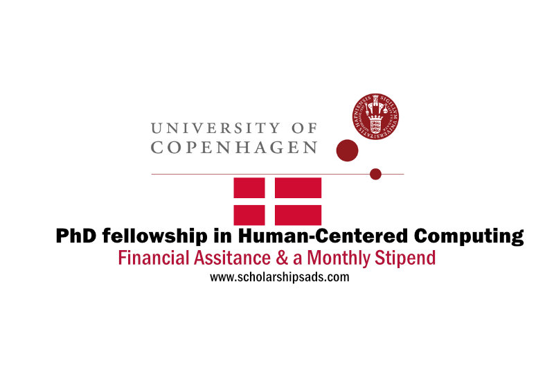  University of Copenhagen Denmark PhD fellowship in Human-Centered Computing 2022/2023 