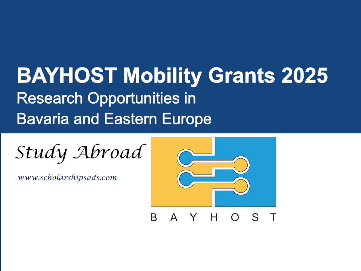 BAYHOST Mobility Grants 2025: Research Opportunities in Bavaria and Eastern Europe