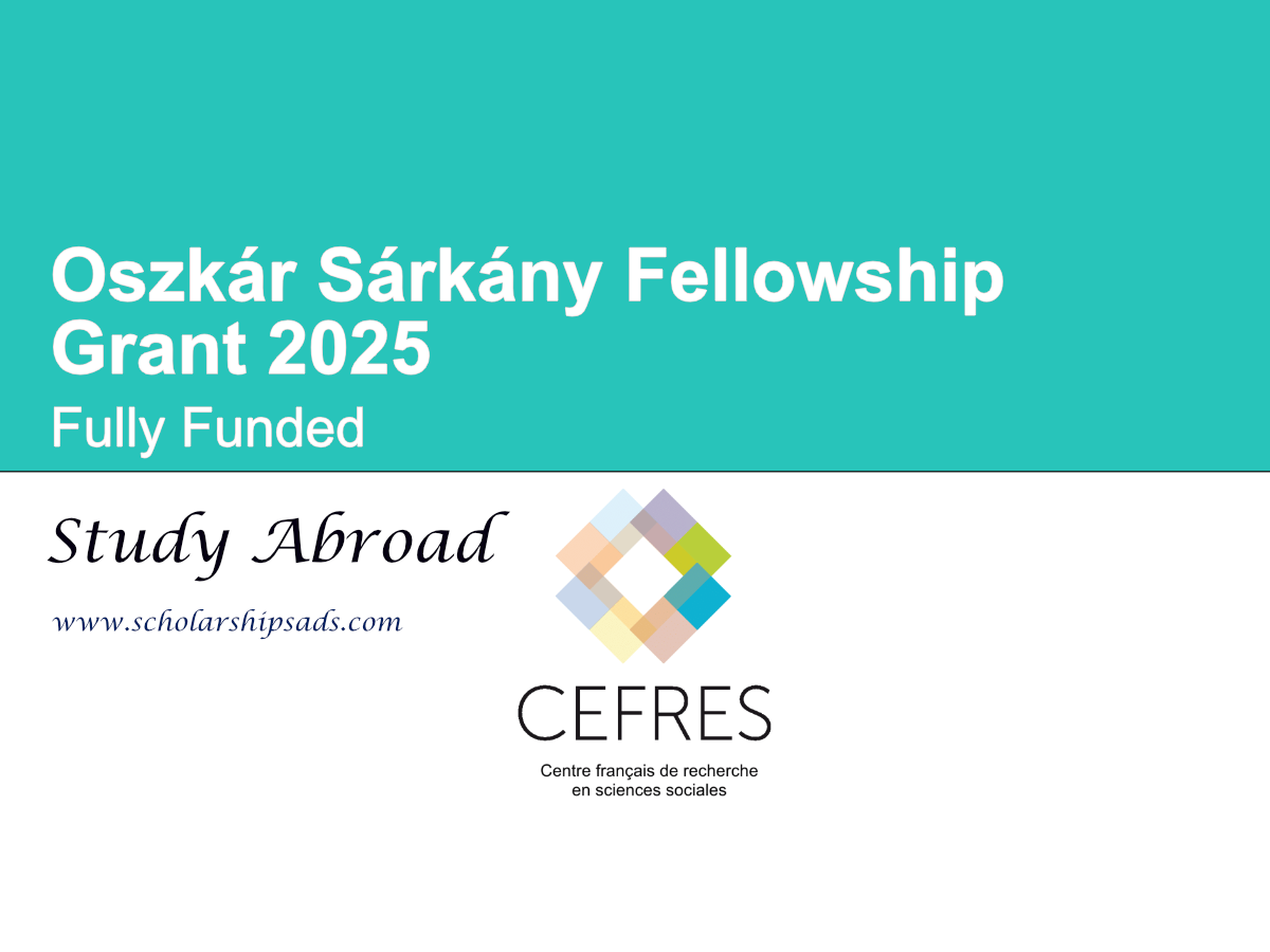 Europe Oszkár Sárkány Fellowship Grant 2025 (Fully Funded)