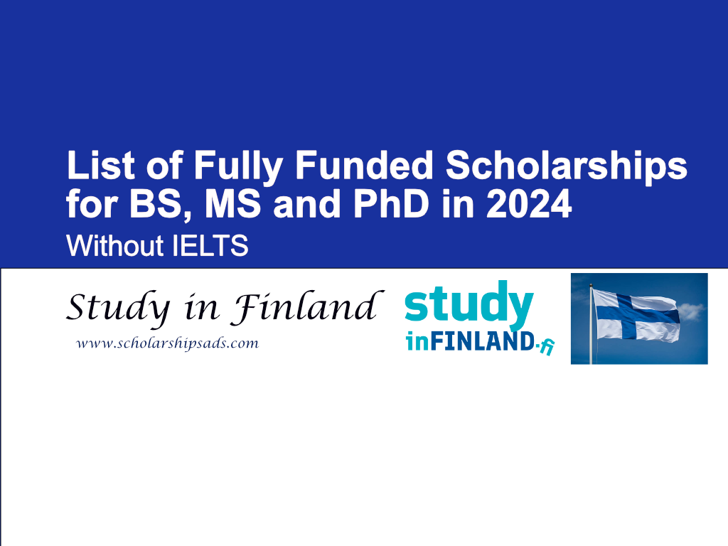  Fully Funded Scholarships. 