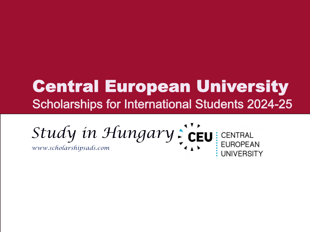 Central European University Scholarships.