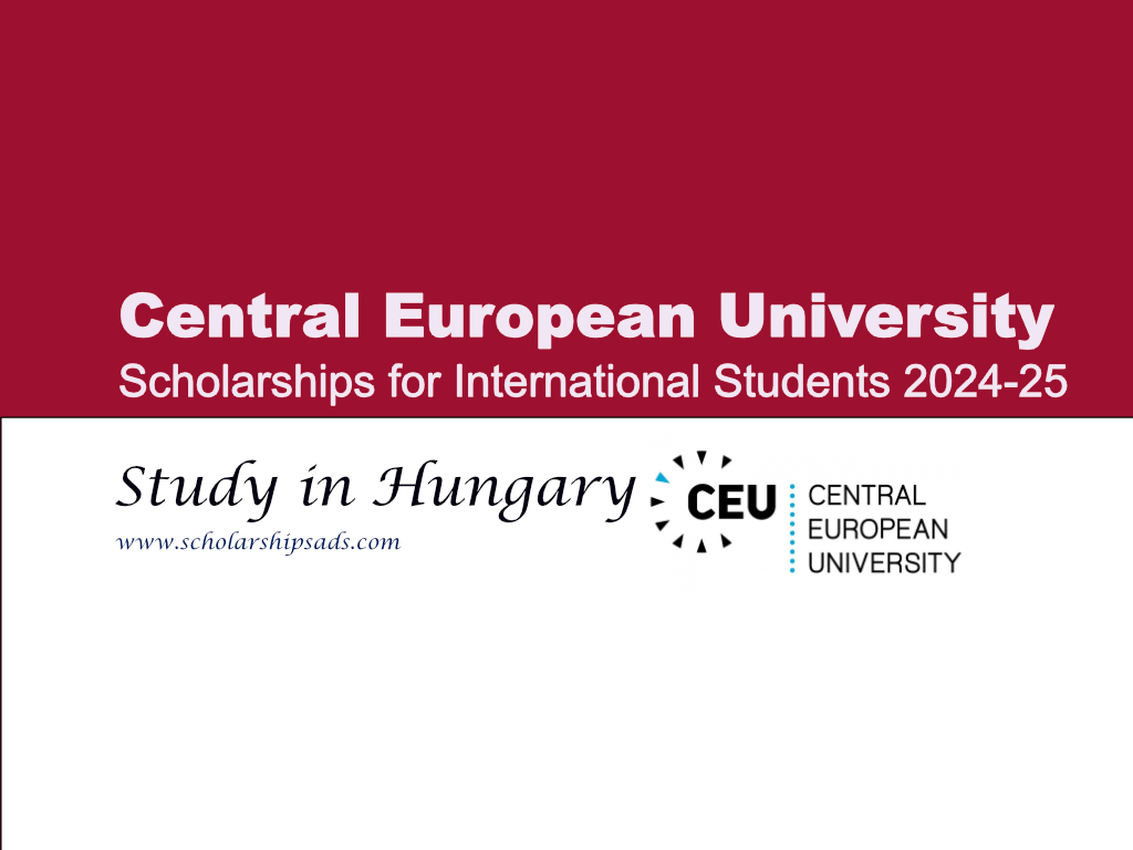  Central European University Scholarships. 