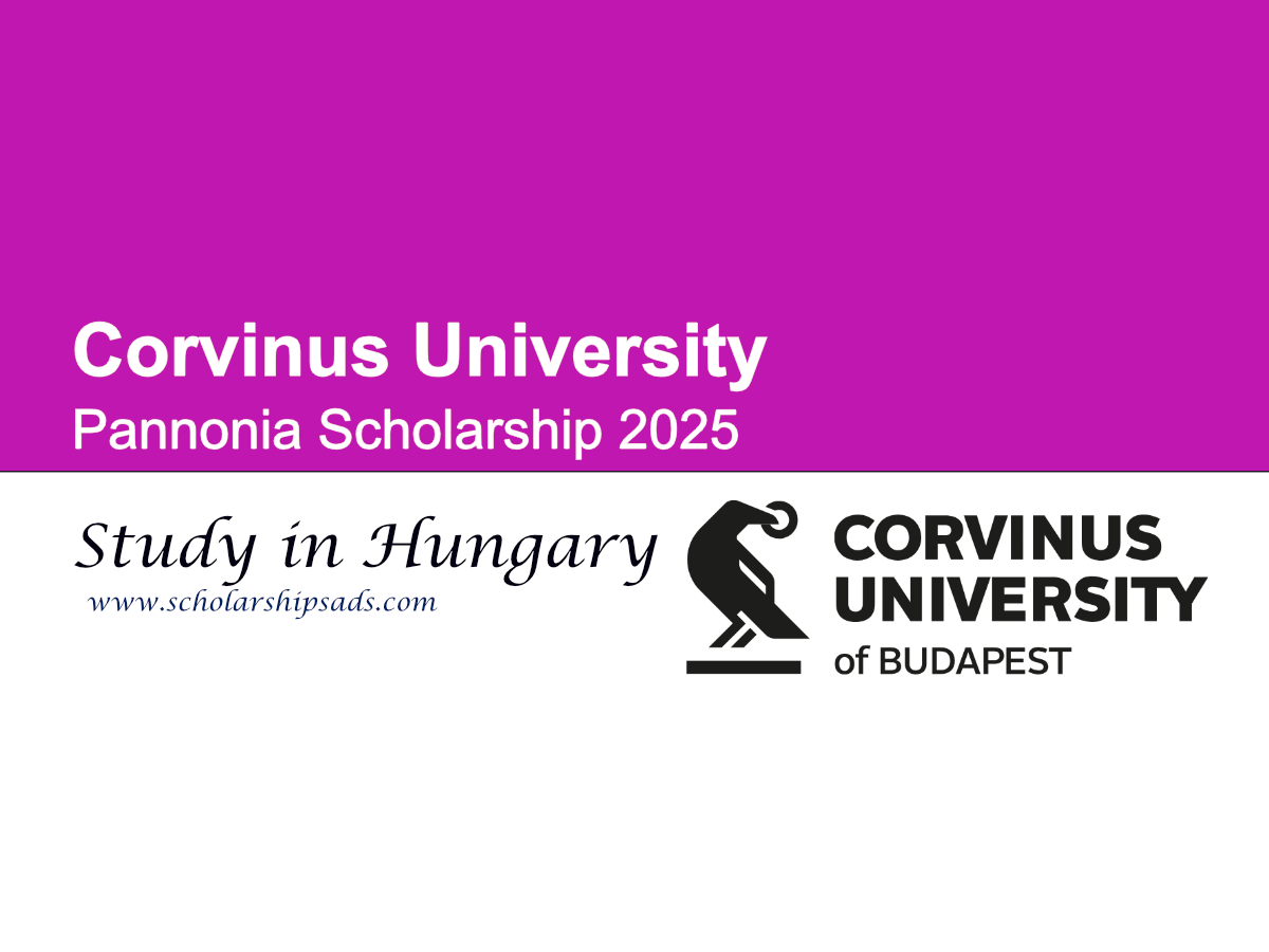 Corvinus University Hungary Pannonia Scholarship 2025