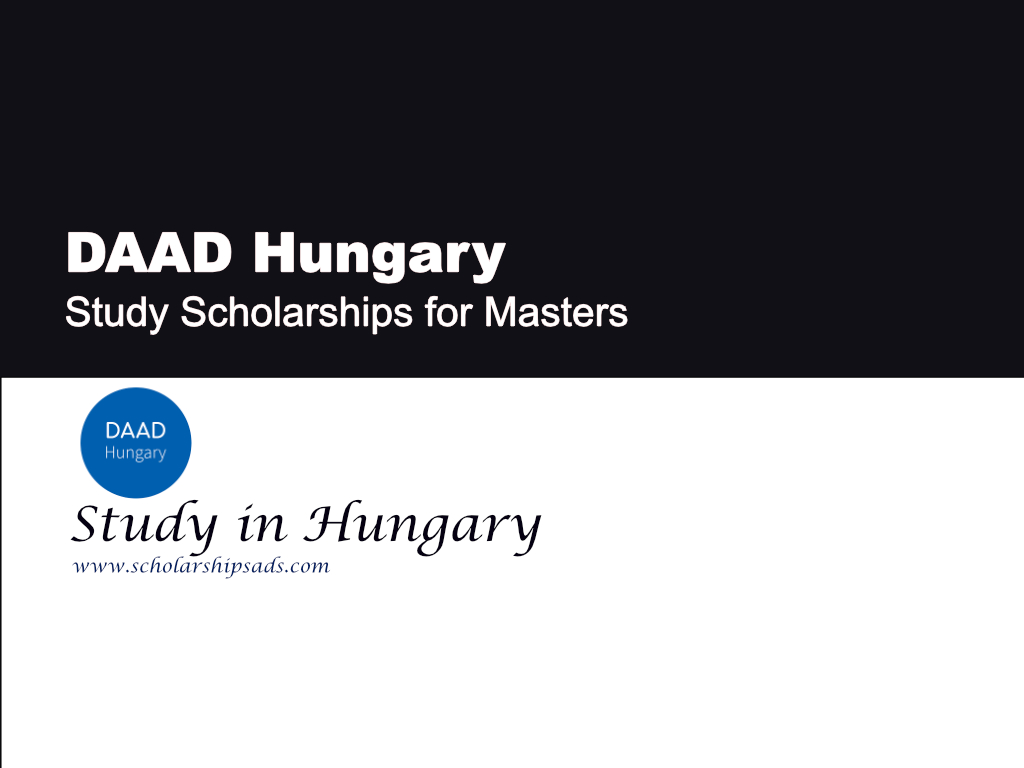  DAAD Hungary Study Scholarships. 