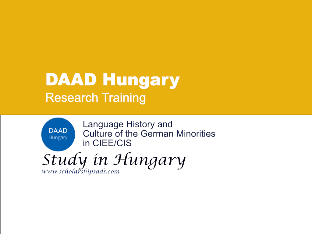 DAAD Hungary Training and Research Stays for International Students, Study in Hungary.