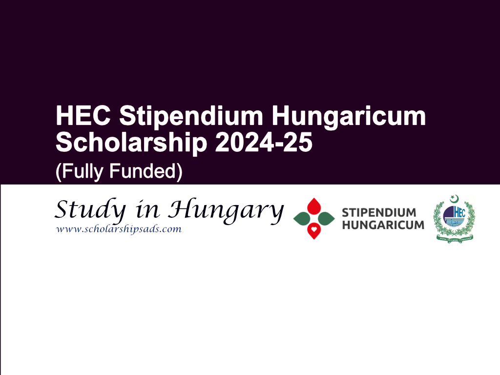 HEC Stipendium Hungaricum Scholarships.