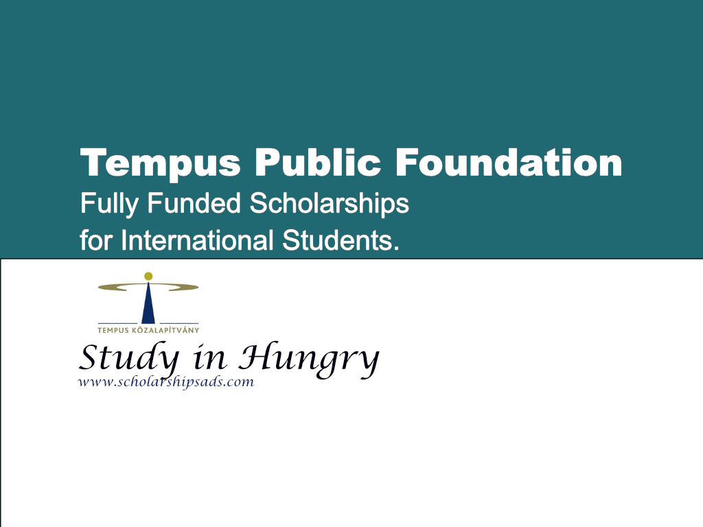  Fully Funded Tempus Public Foundation Scholarships. 