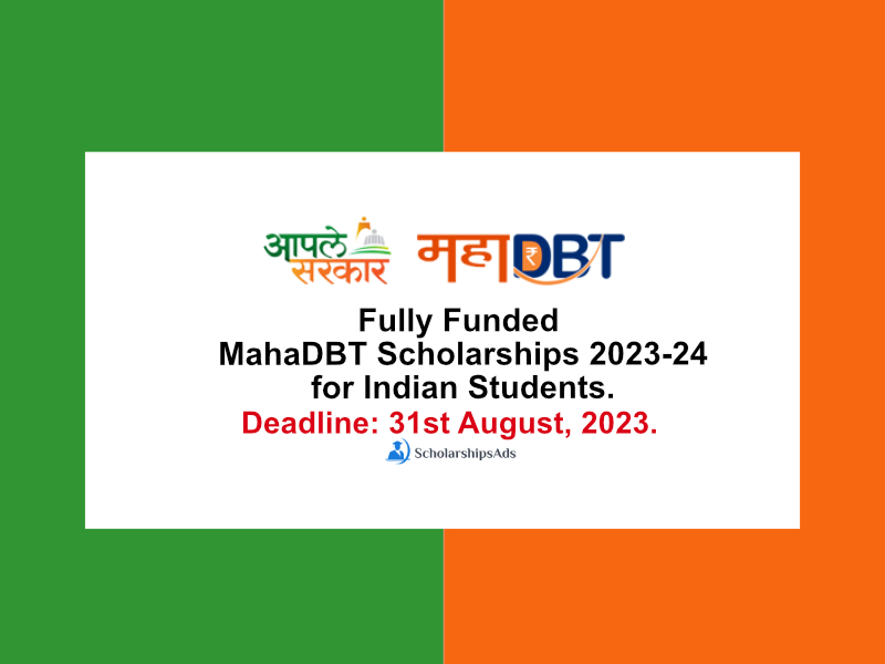  Fully Funded MahaDBT Scholarships. 